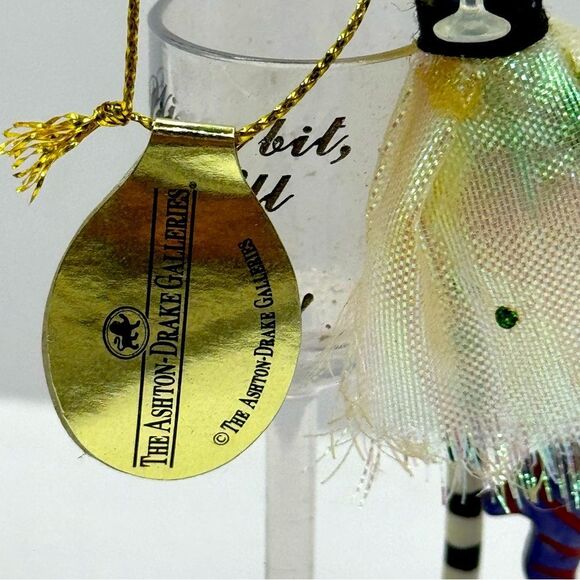 “Wine A Bit Youll Feel Better” Kitschy 2008 Christmas Ornament Woman & Wine - Picture 4 of 6